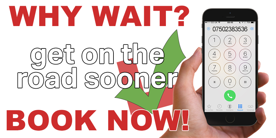 Why wait? Book your driving lessons NOW with Top Marks Driving School!
